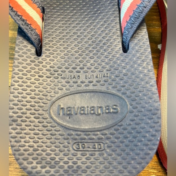 Havaianas | Urban Fusion II | Navy Thong Flip Flops | Men’s 8 - Picture 3 of 5